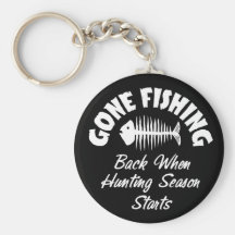 Gone Fishing Key Chain