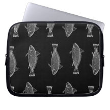 Gone Fishing Laptop Sleeve 10 inch