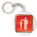 Gone Fishing Sign keychains