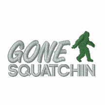Gone Squatchin - Grey and Green stitching