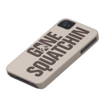 Gone Squatchin tan and brown Iphone 4 Case