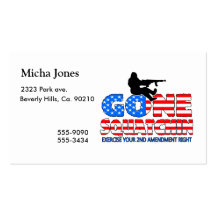 Gone Squatchin USA Business Card Templates