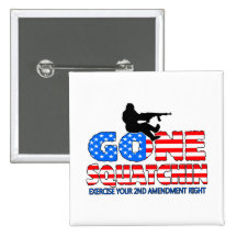 Gone Squatchin USA Buttons