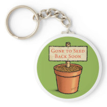 Gone to Seed Keychain