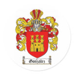 GONZALEZ FAMILY CREST -  GONZALEZ COAT OF ARMS stickers