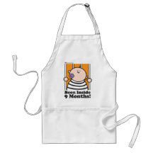 Goochicoo Been Inside Nine Months Apron