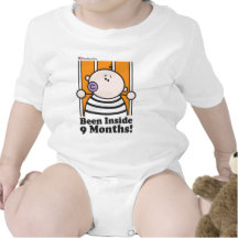Goochicoo Been Inside Nine Months Bodysuits