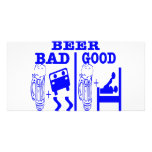 Good Beer and Bad Beer photo cards