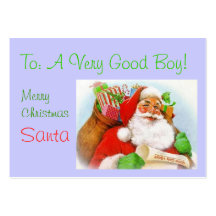 GOOD BOY GIFT TAG BUSINESS CARD TEMPLATES