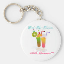 Good-Bye Bouncer...Hello Bartender 2 Keychains