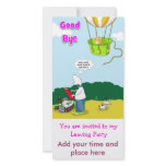 good bye, You are invited to my Leaving Party, ... photo cards