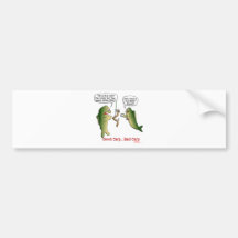GOOD CARP, BAD CARP BUMPER STICKERS