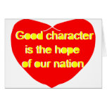 Good Character cards