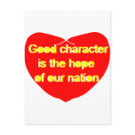 Good Character Post Cards