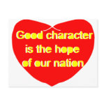 Good Character Post Card