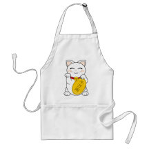 Good Fortune Cat - Maneki Neko Apron