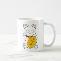 Good Fortune Cat - Maneki Neko Mug