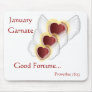 Good Fortune Mouse Pad For January's  Birthday