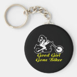 Good Girl Gone Biker Black Key Chain
