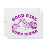 Good Girl Gone Biker invitations