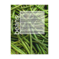 Good Growing Guide: Beans and Kale postcards