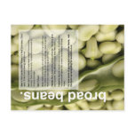 Good Growing Guide: Broad Beans and Salads postcards