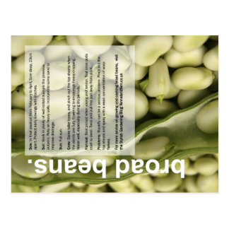 Good Growing Guide: Broad Beans and Salads Postcard