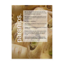 Good Growing Guide: Globe Artichokes & Parsnips postcards