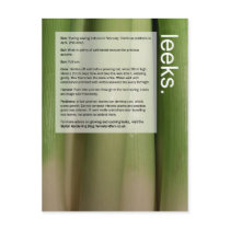 Good Growing Guide: Leeks and Aubergines postcards
