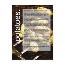 Good Growing Guide: Potatoes & Carrots postcards