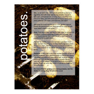 Good Growing Guide: Potatoes & Carrots Postcard