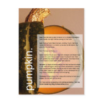 Good Growing Guide: Pumpkin & Chard postcards