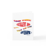 GOOD JOB NOTE CARD