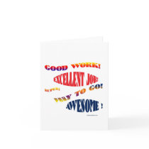 GOOD JOB NOTE CARD
