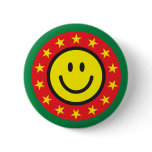 Good job smiley pinback button or pin for kids