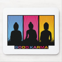 Good Karma Buddhas Mousepad