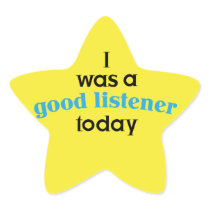 Good Listener Teacher Sticker