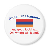 Good Lkg Armenian Grandma Refrigerator Magnets