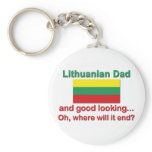 Good Lkg Lithuanian Dad keychains