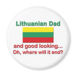 Good Lkg Lithuanian Dad magnets