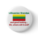 Good Lkg Lithuanian Grandpa buttons