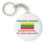 Good Lkg Lithuanian Grandpa keychains