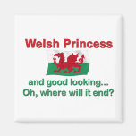Good Lkg Welsh Princess Refrigerator Magnets