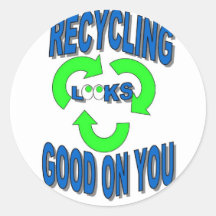 Good Looking Recycling Stickers
