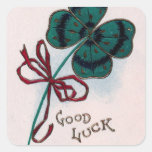 Good Luck 4-Leaf Clover - Sticker