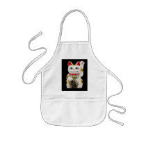 Good Luck Cat Baby Bib Aprons
