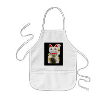 Good Luck Cat Baby Bib Aprons