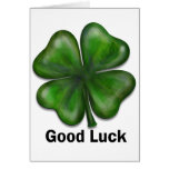 Good Luck Clover Card