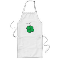 Good Luck Clover Cow Aprons