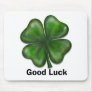 Good Luck Clover Mouse Pad